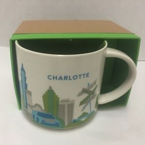 Starbucks Charlotte You Are Here Coffee Mug YAH